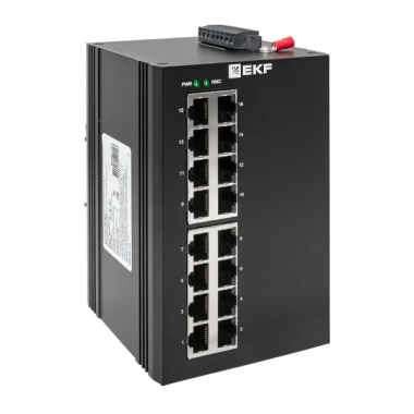 Фотография товара 'EKF TSX-ML2-16GT Промышленный управляемый коммутатор уровня L2 ML2-16GT'