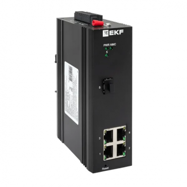 Фотография товара 'EKF TSX-ML2-1GX/SFP-4GTP Промышленный управляемый коммутатор уровня L2 ML2-1GX/SFP-4GTP'