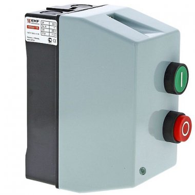 Фотография товара 'EKF Пускатель в корпусе IP65 КМЭ 9А 400В с РТЭ и индикатором PROxima ctrp-r-9-400v-led'