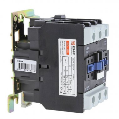 Фотография товара 'EKF Контактор КМЭ малогабаритный 50А 380В NO+NC PROxima ctr-s-50-380'