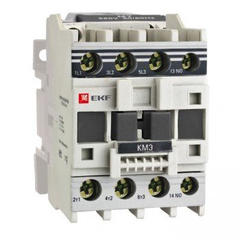 Фотография товара 'EKF Контактор КМЭ малогабаритный 12А 24В 1NC PROxima ctr-s-12-24-nc'