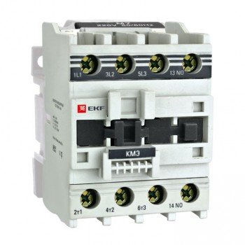 Фотография товара 'EKF Контактор КМЭ малогабаритный 32А 24В 1NC PROxima ctr-s-32-24-nc'