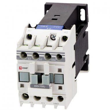 Фотография товара 'EKF Контактор малогабаритный КМЭп 95А 220В DC 1NO 1NC PROxima ctr-s-95-220-nc-no-p'