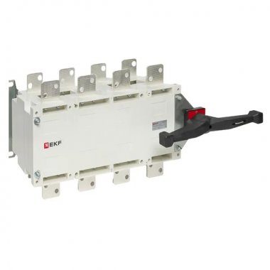 Фотография товара 'EKF pscs-1000-4 Рубильник-переключатель 1000A 4P c рукояткой управления'