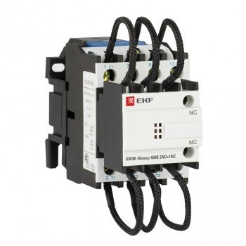 Фотография товара 'EKF Контактор для конденсатора КМЭК 40квар 400В 2NО+1NC PROxima ctrk-s-95-40-400'