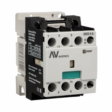 Фотография товара 'EKF ctr-s-9-01-230-av Контактор КМЭ 9А 1NC 230В АС'