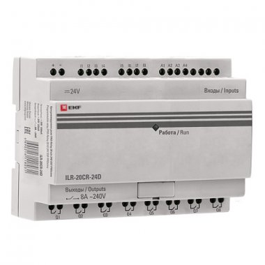 Фотография товара 'EKF Программируемое реле 20 в/в 24В PRO-Relay PROxima ILR-20CR-24D'