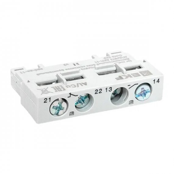 Фотография товара 'EKF apd-ae-11 Дополнительный блок контактов фронтальный АПД/GV2 ДКП-11 НО+НЗ'