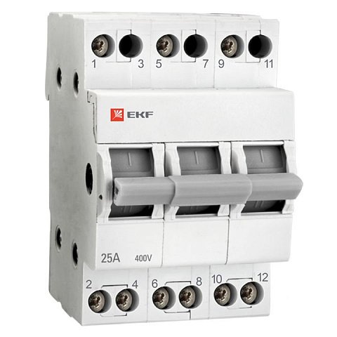 Фотография товара 'EKF Трехпозиционный переключатель Basic tps-3-63'