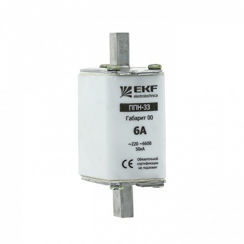 Фотография товара 'EKF Плавкая вставка ППН-33 габарит 00 PROxima fus-33/160/63'