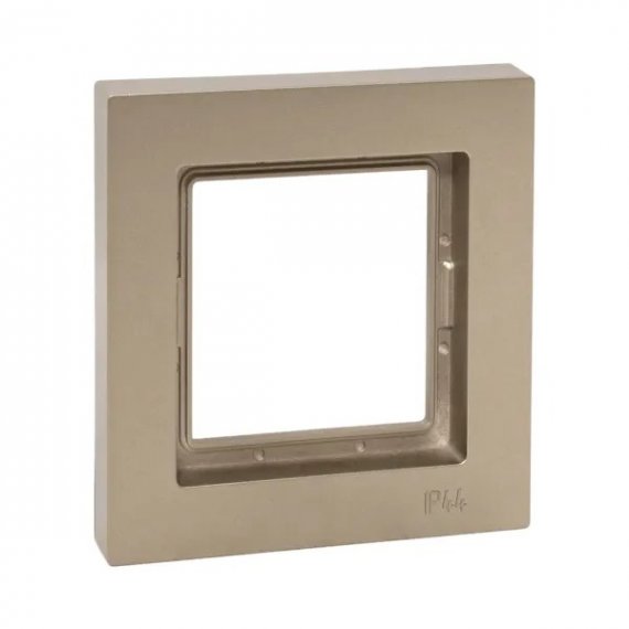 Фотография товара 'EKF UP1-FPC-01-44 1 - местная рамка, IP44, шампань, пластик Эпика'