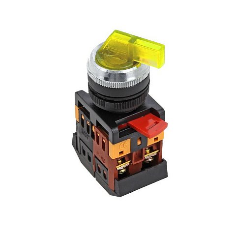 Фотография товара 'EKF Переключатель ANLC-22 3P с подсветкой 380В NO+NC PROxima psw-anlc-3p-o-380'