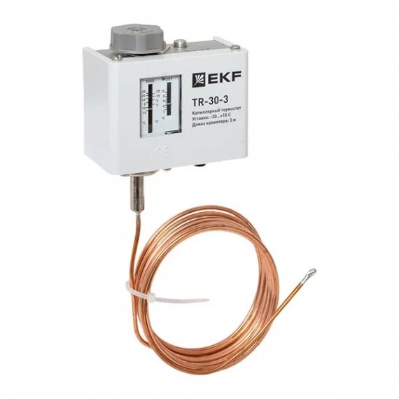 Фотография товара 'EKF TR-30-3 Реле температуры (термостат) капилляр 3 метра'