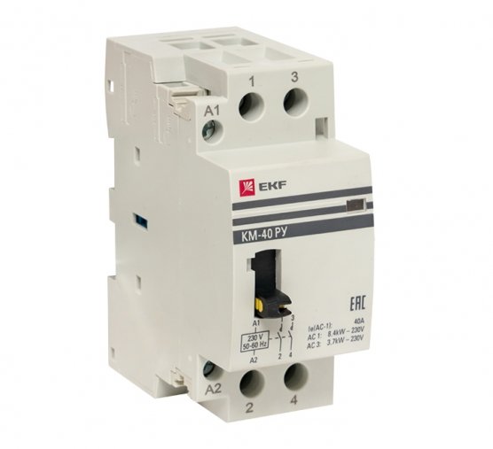 Фотография товара 'EKF km-2m-40-20 Контактор модульный КМ РУ 40А 2NO'