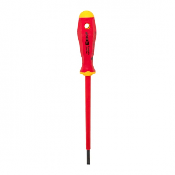 Фотография товара 'EKF sl-3.5-0.6-pro-in Отвертка Professional SL3.5х0.6 мм VDE 1000В'