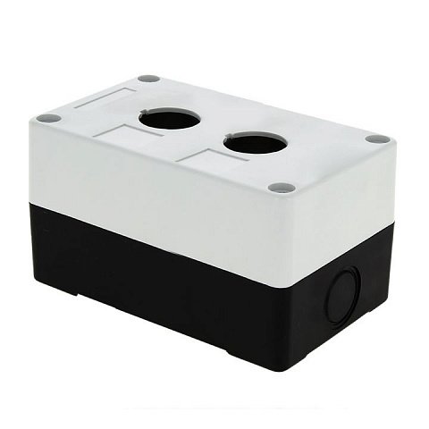 Фотография товара 'EKF Корпус КП102 пластиковый 2 кнопки PROxima cpb-102-w'