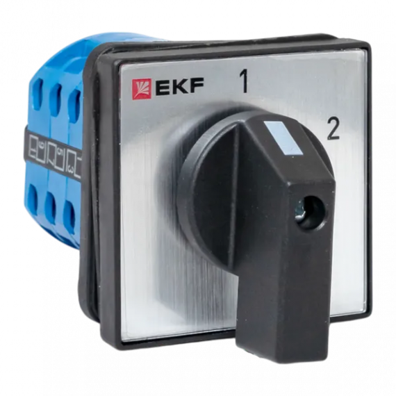 Фотография товара 'EKF pk-1-53-63-65 Переключатель кулачковый ПК-1-53 63А 3P «1-2» IP65'