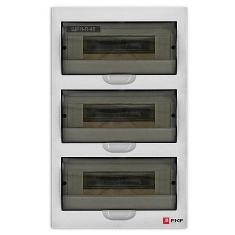 Фотография товара 'EKF Щит распределительный навесной ЩРН-П-45 IP41 PROxima pb40-n-45'