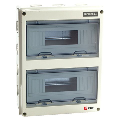 Фотография товара 'EKF Щит распределительный навесной ЩРН-ПГ-24 (354х272х109) IP65 PROxima pb65-n-pg-24'