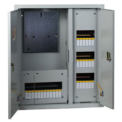 Фотография товара 'EKF Щит учетно-распределительный встраиваемый ЩУРв 3/30 двухдверный (620х530х165) IP31 PROxima mb13-3/30-2'