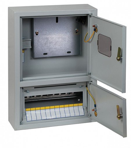 Фотография товара 'EKF Щит учетно-распределительный навесной ЩУРн-1/14 (Э) два отсека (БУР) (450х310х120) IP31 PROxima mb23-1/14e'