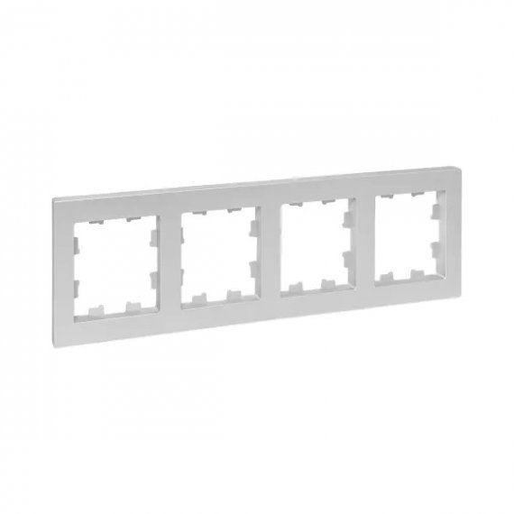 Фотография товара 'EKF UP1-FPA-04 4 - местная рамка, алюминий, пластик Эпика'