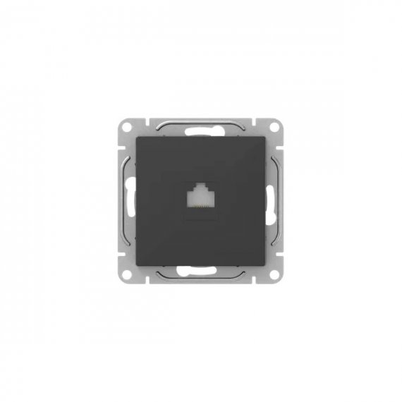 Фотография товара 'EKF UP1-SOB-RJ45-5 Механизм розетки RJ45 (cat5), чёрный Эпика'