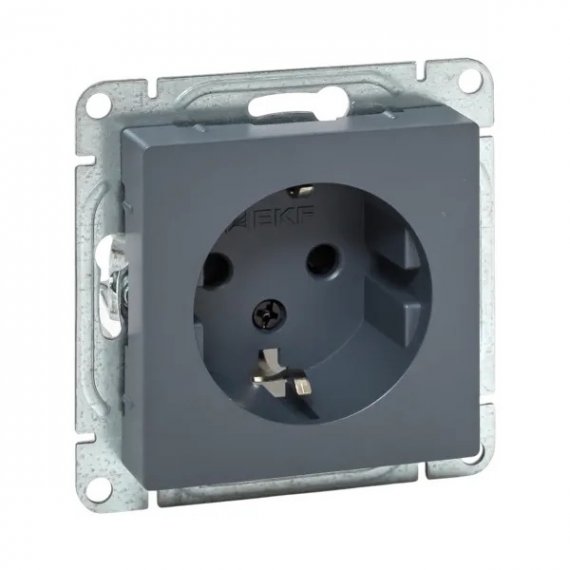 Фотография товара 'EKF UP1-SOG-111 Механизм розетки, 16А, с заземлением, со шторками'