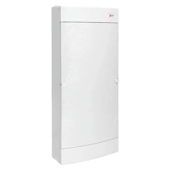 Фотография товара 'EKF ux-4m-nw-xl Щит слаботочный навесной "Unix" белая дверь 4 габарит увеличенный IP41'