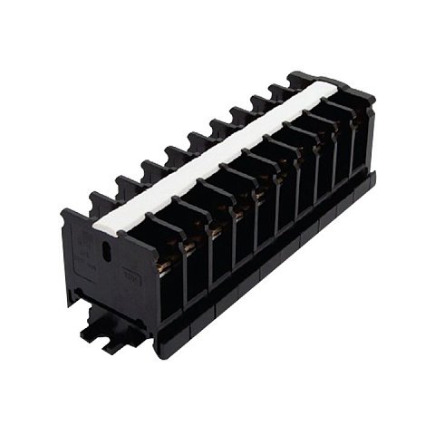 Фотография товара 'EKF Терминал клеммный TK-0100 до 25 мм2 100A 10 клеммных пар PROxima tk-0100'