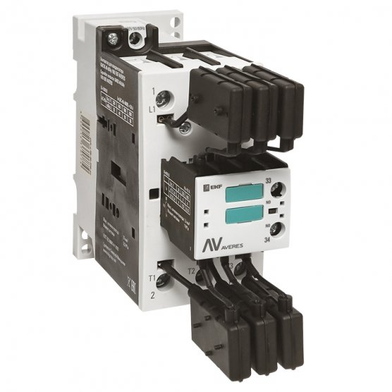 Фотография товара 'EKF ctrk-s-58-40-230-av Контактор для конденсатора КМЭК 40 кВАр 230В'