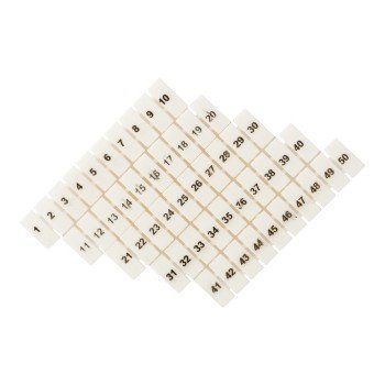 Фотография товара 'EKF Маркеры для JXB-ST 1,5 с нумерацией 1-50 PROxima zb-st-1.5-1-50'