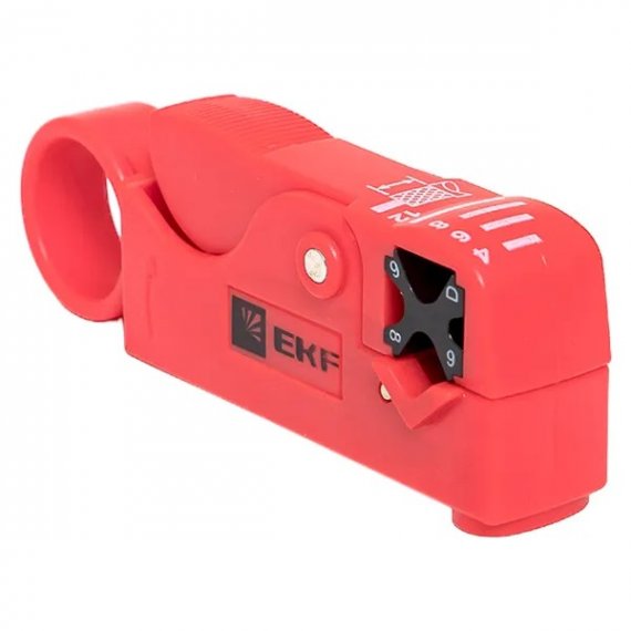 Фотография товара 'EKF TRC-S10 Инструмент для разделки и зачистки коаксиального кабеля TERACOM'