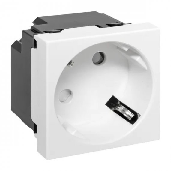 Фотография товара 'EKF E2MR16-028-10-45-SL Розетка 45x45 с зазем. 45 градусов'
