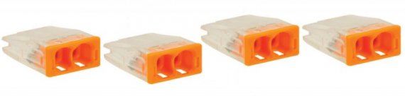 Фотография товара 'EKF Клемма СМК 2273-242 (с пастой) 2 отверстия 0,5-2.5мм2 PROxima plc-smk-2273-242r'