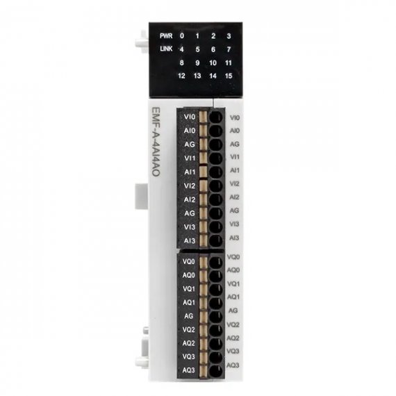 Фотография товара 'EKF EMF-A-4AI4AO-V Модуль аналогового в/в EMF 4/4 PRO-Logic'