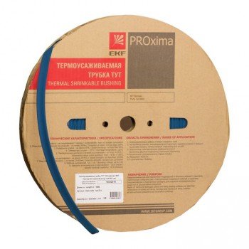 Фотография товара 'EKF Термоусаживаемая трубка ТУТ 6/3 PROxima tut-6-g'