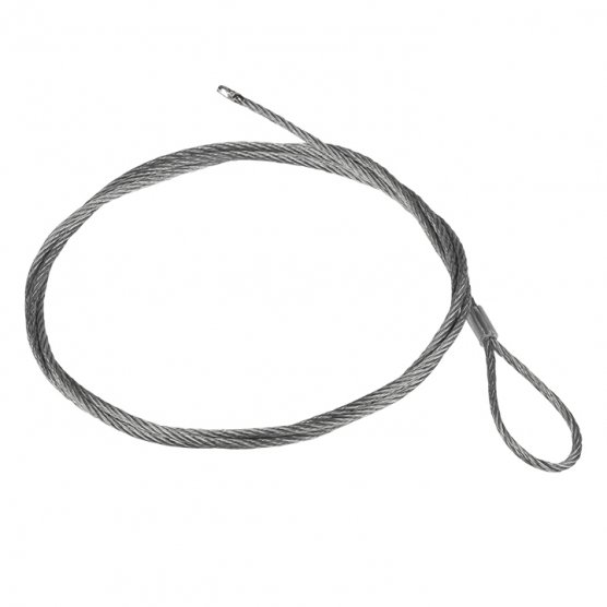 Фотография товара 'EKF trp-3 Трос стальной с петлей 3 м (2 мм)'