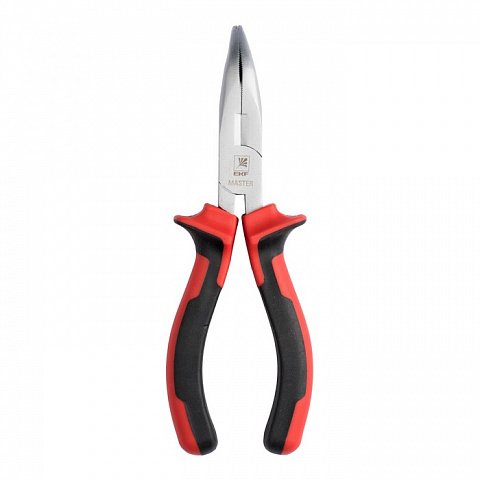Фотография товара 'EKF Длинногубцы изогнутые Master 160 мм Basic dgi-160-mas'