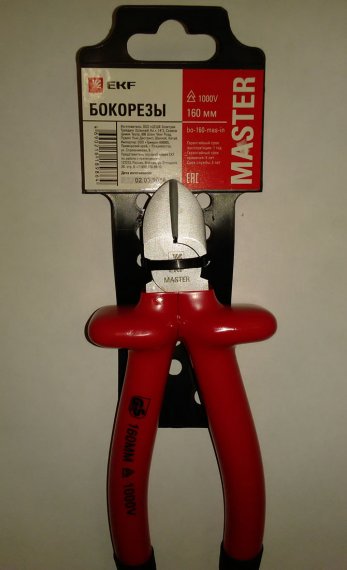 Фотография товара 'EKF Бокорезы Master 160 мм 1000В Basic bo-160-mas-in'