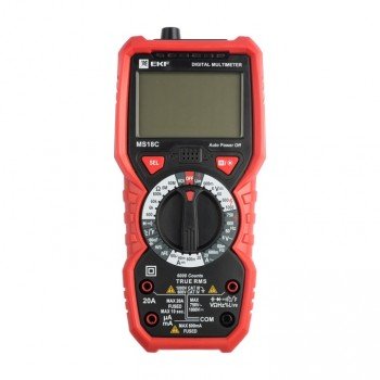 Фотография товара 'EKF Мультиметр цифровой Expert In-180701-pm18C'