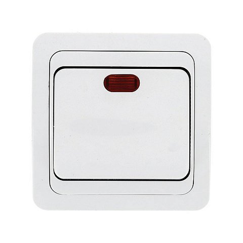 Фотография товара 'EKF Выключатель 1-клавишный с индикатором 10А PROxima EEV10-121-10'