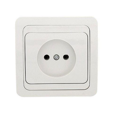 Фотография товара 'EKF Розетка 1-местная без заземления 10А PROxima EER10-022-10'