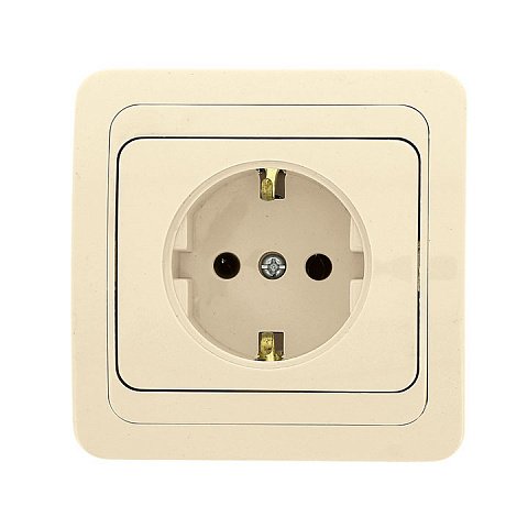 Фотография товара 'EKF Розетка 1-местная с заземлением 16А PROxima EER16-028-20'