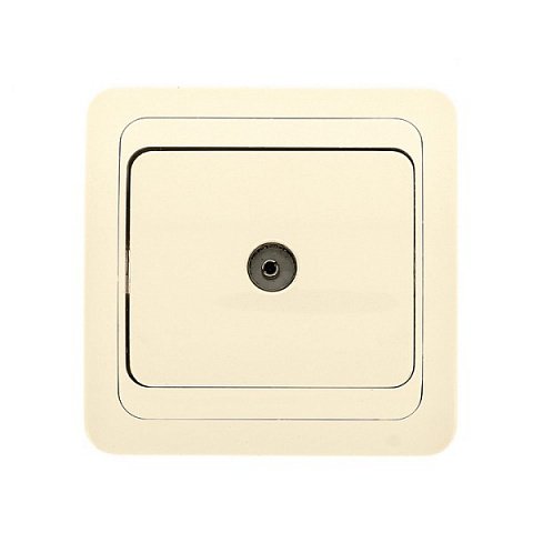 Фотография товара 'EKF Розетка TV 1-местная 75Ом 5-862МГц PROxima EEA00-027-20'