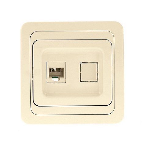 Фотография товара 'EKF Розетка RJ-45 1-местная PROxima EEK01-035-20'