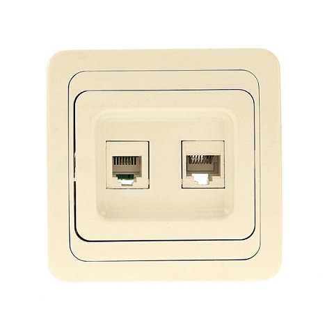 Фотография товара 'EKF Розетка RJ-45+Phone PROxima EEK00-135-20'