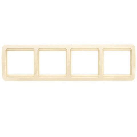Фотография товара 'EKF Рамка 4-местная горизонтальная PROxima EEM-G-304-20'