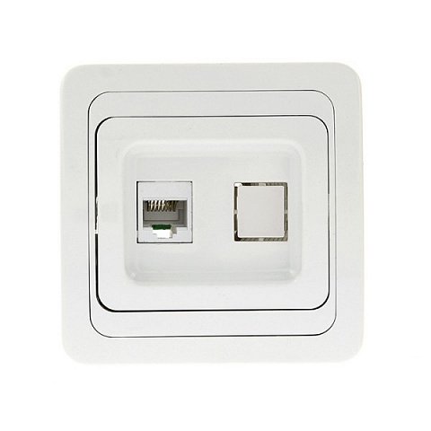 Фотография товара 'EKF Розетка RJ-45 1-местная PROxima EEK01-035-10'
