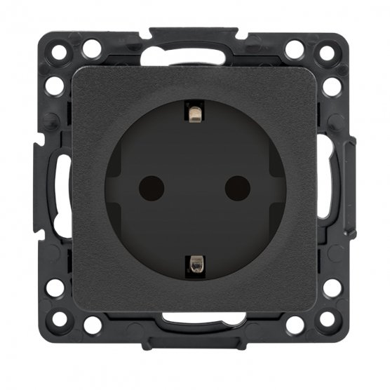 Фотография товара 'EKF EZR16-028-10 Стокгольм Механизм Розетки 1-местной с/з 16А'